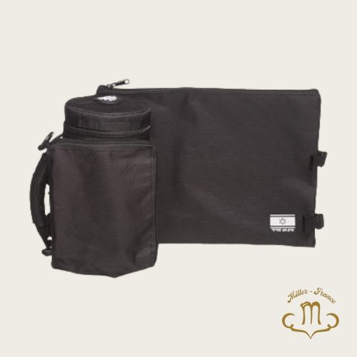 Boitier pochette Talit tefilin noir style armée
