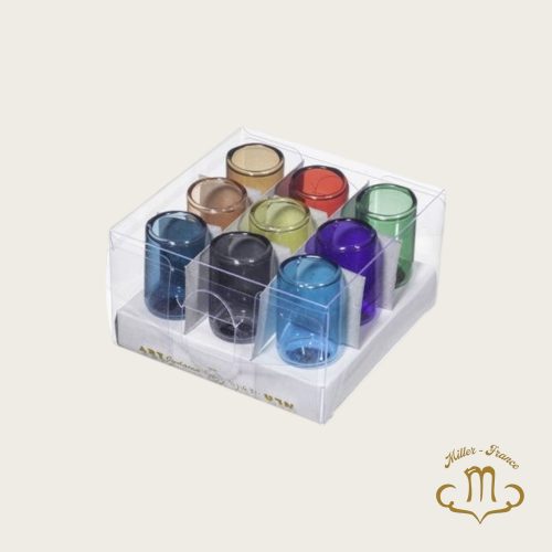 Verres à huile en verre 5x2,5 cm -