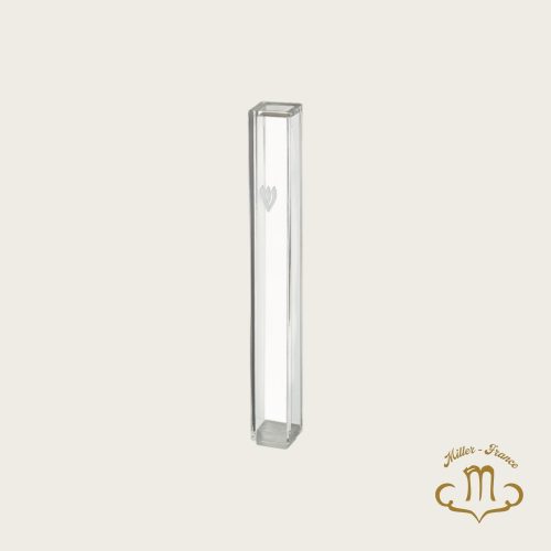 Mezouza en plastique transparent