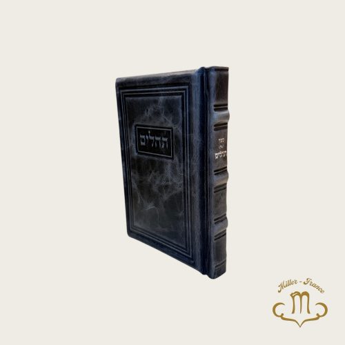 Tehilim cuir gris vieilli moyen