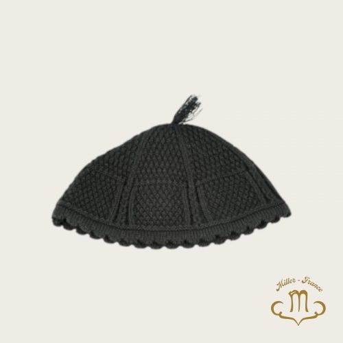 Kippa Nahman noire 22 cm