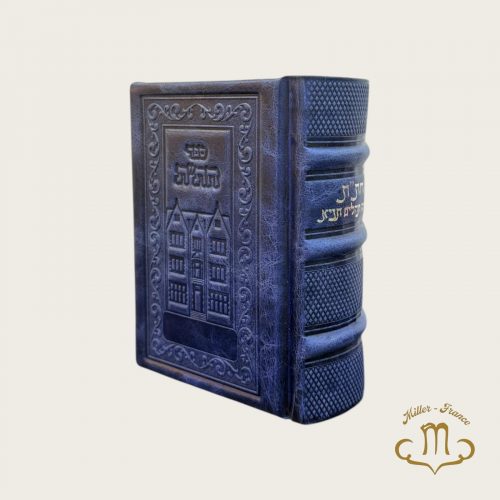Hitat cuir Bleu vieilli