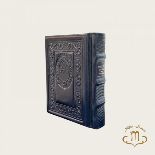 Tehilim cuir bleu hébreu Français phonétique -petit