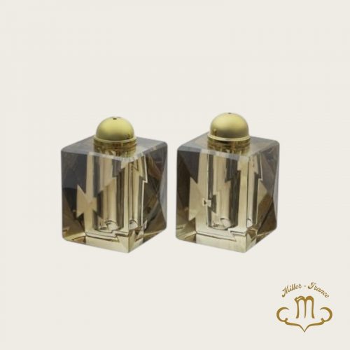 Ensemble sel et poivre en cristal 7 cm