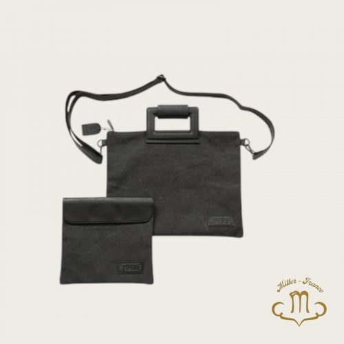 Ensemble Talit et Tefilin en similicuir 38 x 31 cm
