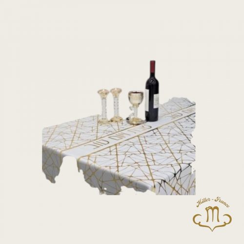 Nappe élégante 140*280 cm - Impression dorée