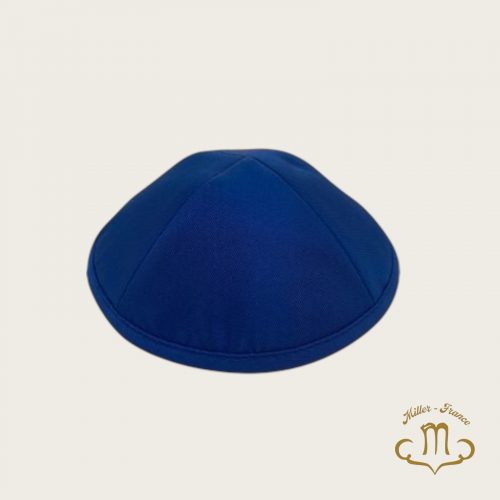 Kippa bleue élégante taille 5 20 cm