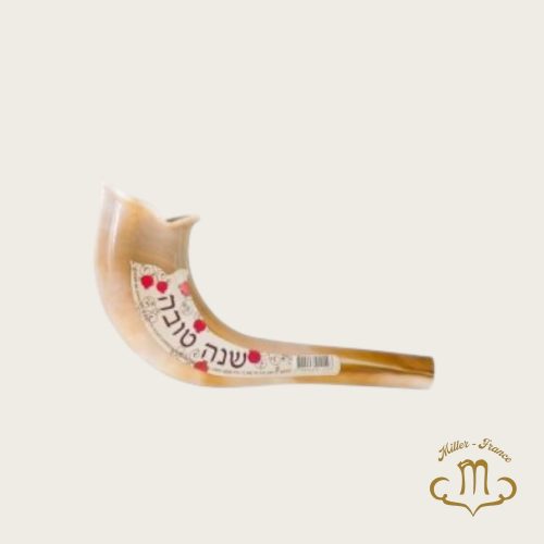 Petit Shofar en plastique 18 cm - Couleur naturelle Taille : Moyen